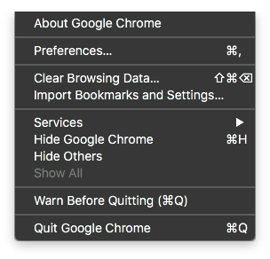 Google Chrome Highest Version For Each Mac Os